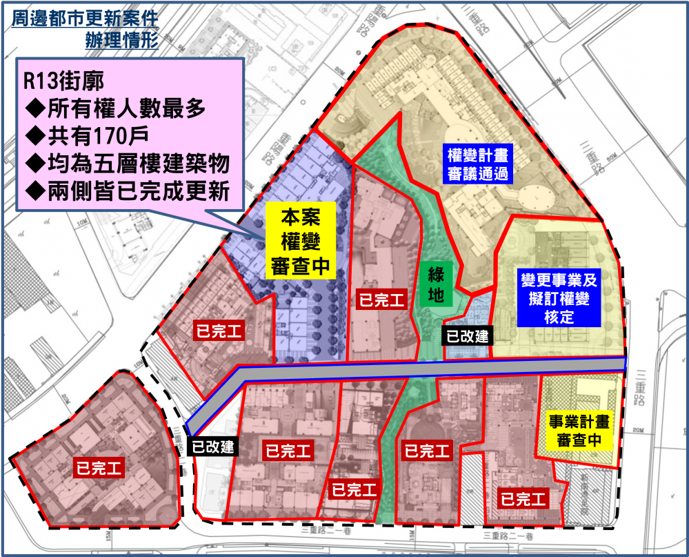 本基金會協助筑丰南港R13街廓西側權變計畫報核- 財團法人都市